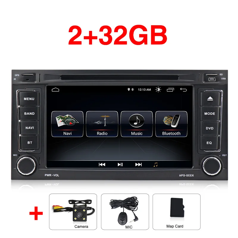 Car dvd camera Android8.0 четырехъядерный автомобильный dvd-плеер gps Navi для Volkswagen VW TOUAREG Transporter T5 Multivan С wifi BT RDS DVR камера радио - Цвет: Car dvd camera