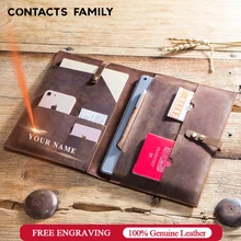 Ретро Crazy Horse коровья кожа чехол для iPad Pro 9,7 10," 10,2" 11 Air 1 2 5 6 Mini MacBook 1" планшет ноутбук сумка