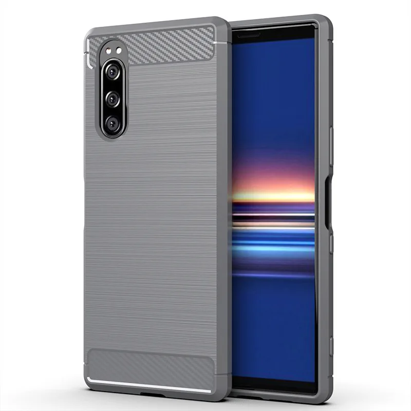 Для sony Xperia 5 Чехол Силиконовый прочный армированный Мягкий чехол Чехол для sony Xperia5 телефонные чехлы Fundas Coque