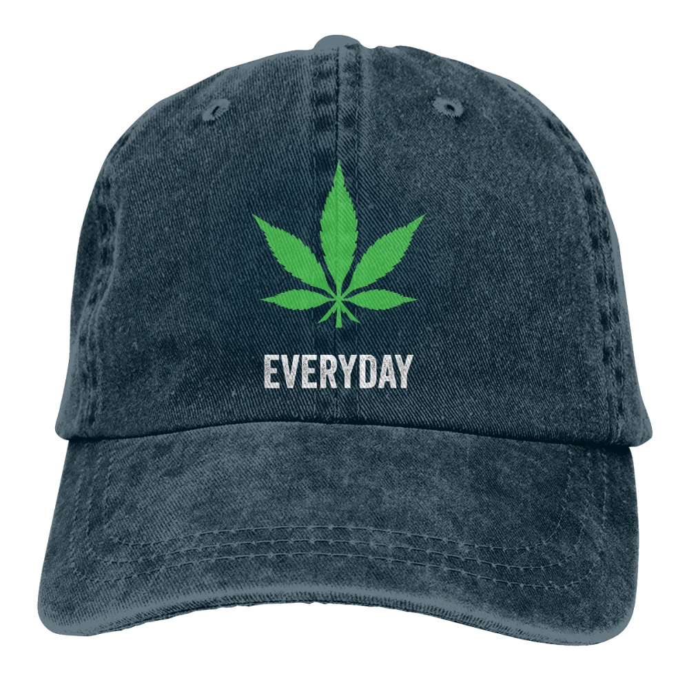 Лист сорняков Casquette глубокий Хизер унисекс Мужские Женские джинсовые бейсболка с ремешком кепки Регулируемый Гольф папа шляпа