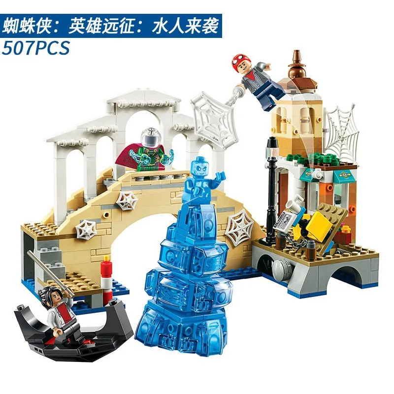 

Le yi 11314 Spider-Man Movie Series Water People Struck Children'S Educational Assembled Building Blocks DIY Toy 8-12-Year-Old