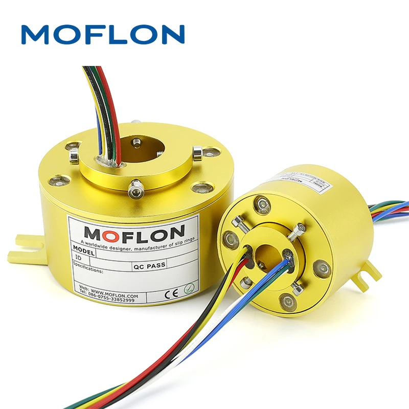 Серия Moflon MT 1 ~ 108 проводов сквозное отверстие 360 Вращающийся промышленный