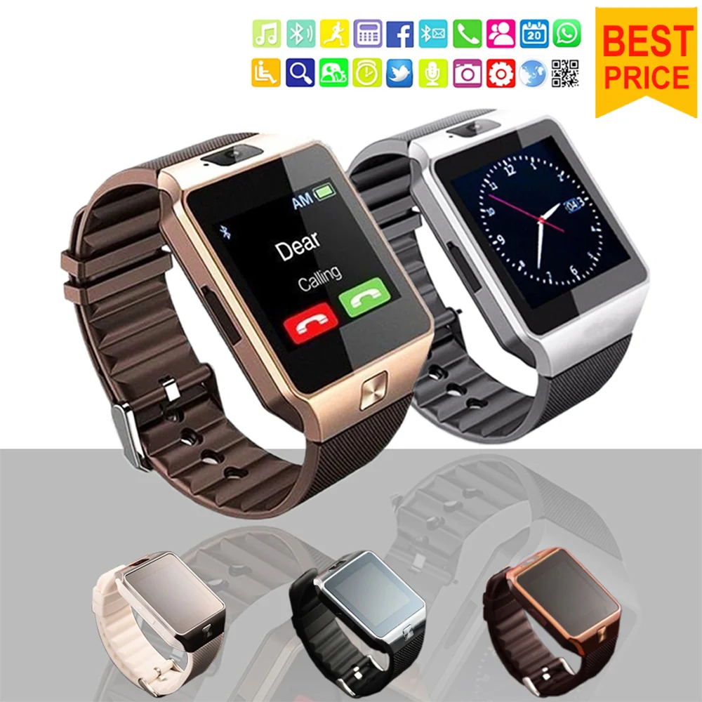 

Bluetooth Smart Watch DZ09 Wearable Wrist Phone Watch Relogio 2G SIM TF Card For Iphone Samsung Android smartphone Smartwatch