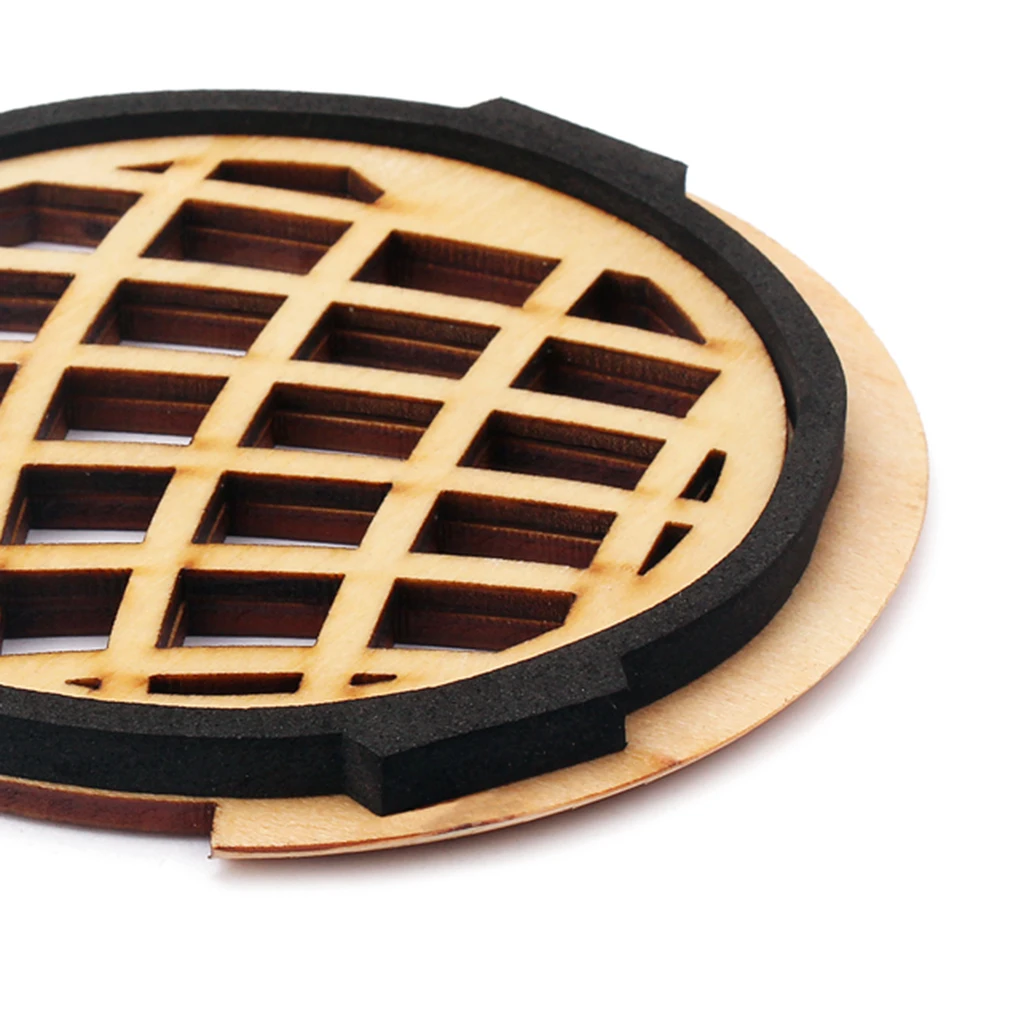 Wooden Sound Hole Cover Block Buffer for 40