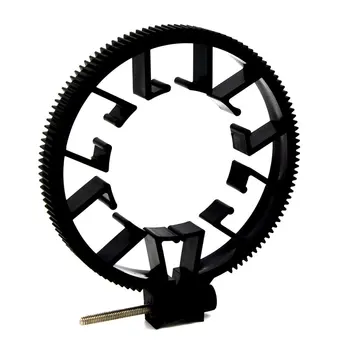 

Portable Size Universal 0.8 modulus Follow Focus Gear Ring Adjustable ABS Follow Focus Gear Ring Belt for DSLR Lens 55-65MM