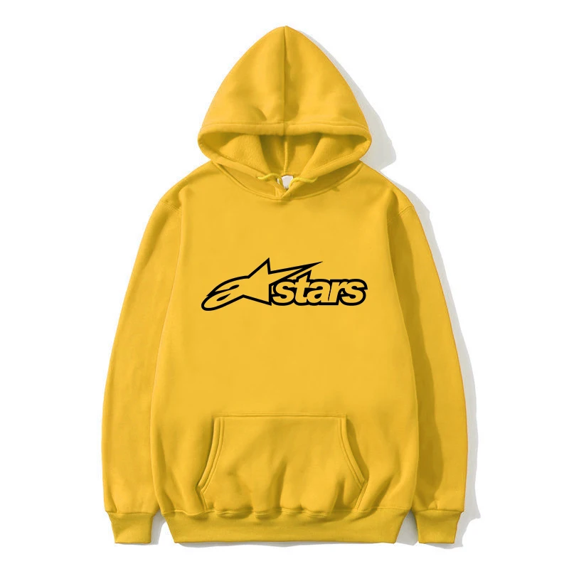yellow Крутое Hiver Alpine худи со звездой hommes manteau polaire epaissir Alpine Star Байкерская Толстовка для отдыха в стиле хип-хоп - Цвет: yellow