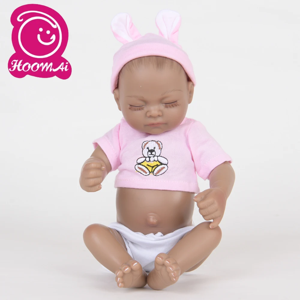Высококачественная Реалистичная кукла Bebe Reborn 10 дюймов полностью силиконовая для
