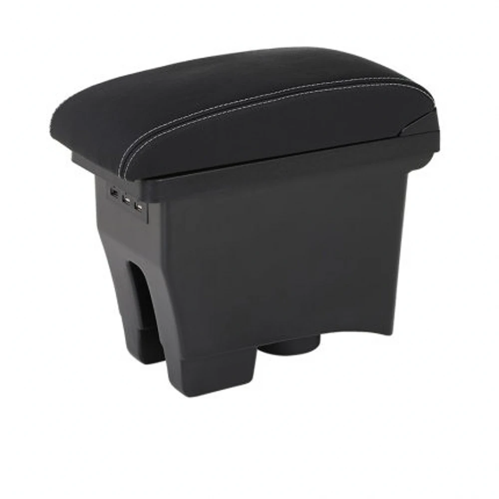Двухслойная коробка для подлокотников Volkswagen VW Polo + usb 2011 2018|Подлокотники| |