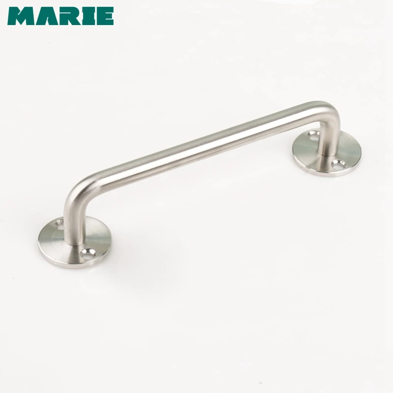 Silver Handle Черный цвет двери шкафа шкафчик ручки шкаф выдвижной 304 из нержавеющей стали ящик дверная ручка для шкафа - Цвет: Silver Handle