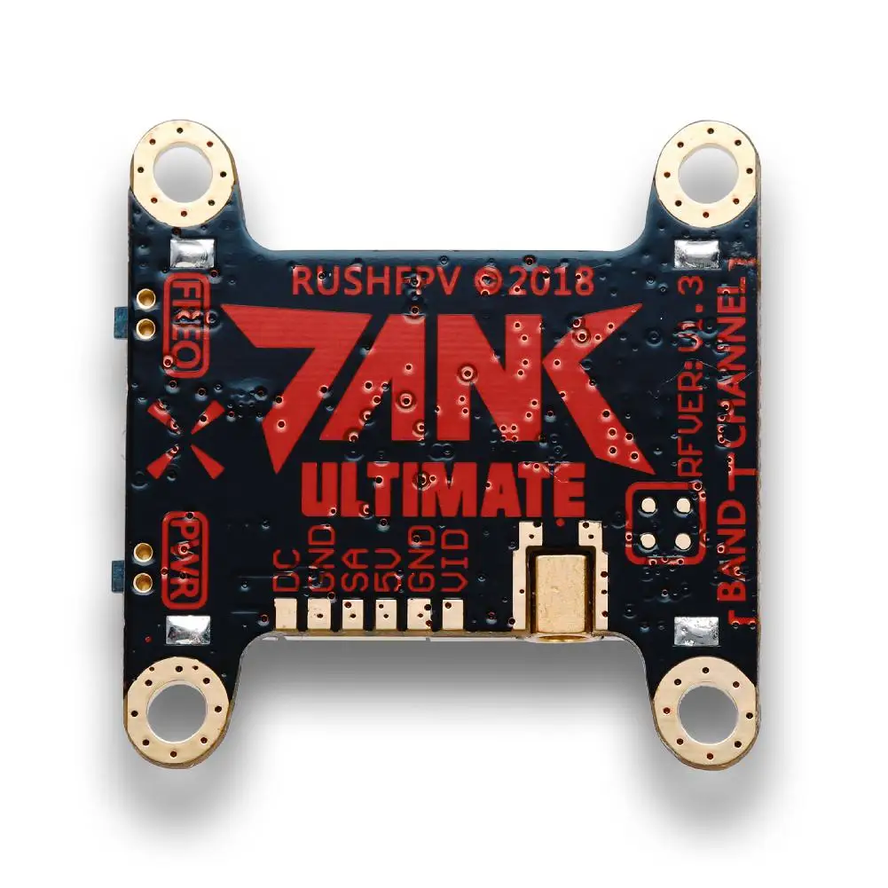 HobbyLane RUSH VTX TANK 5.8G 48CH Smart Audio 0-25-200-500-800mW Switchable AV Transmitter for RC Drone