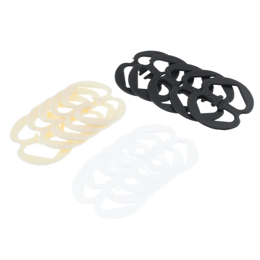 15 Pieces 3 Colors Women Non-slip Racer Back Bra Clips Cleavage Enhancer Buckle Bra Strap Holder