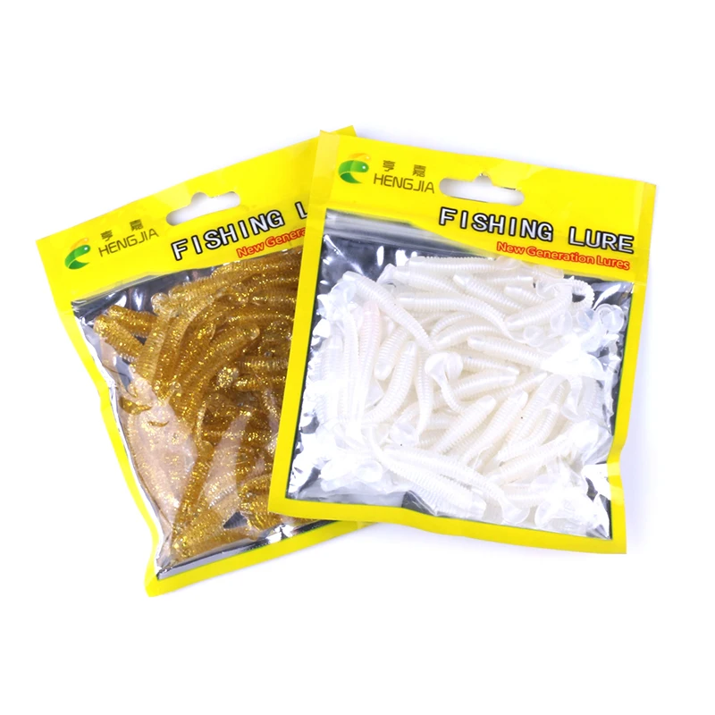 1pcs/ outdoor Sea fishing lifelike soft bait 5cm/0.6g Artificial Crank T tail Soft insect Wobbler Isca Japanese fishing tackle