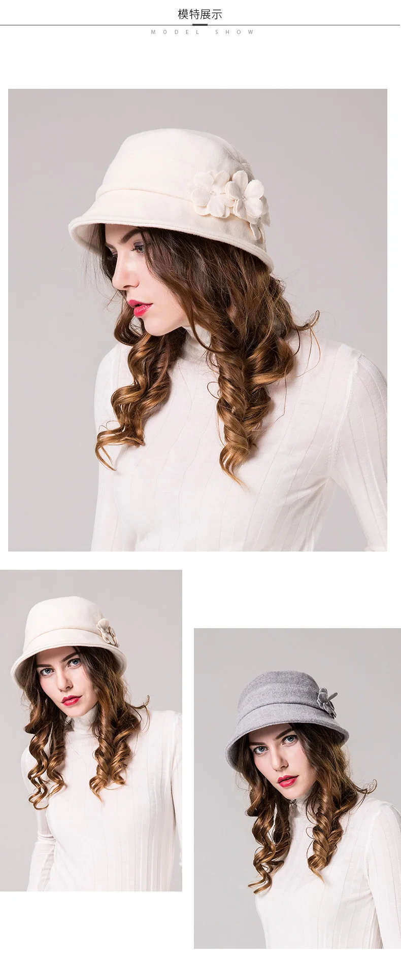 Зимняя теплая Рыбацкая шапка для мамы, удобная шерстяная шляпа, женская модная шерстяная шапка-ведро