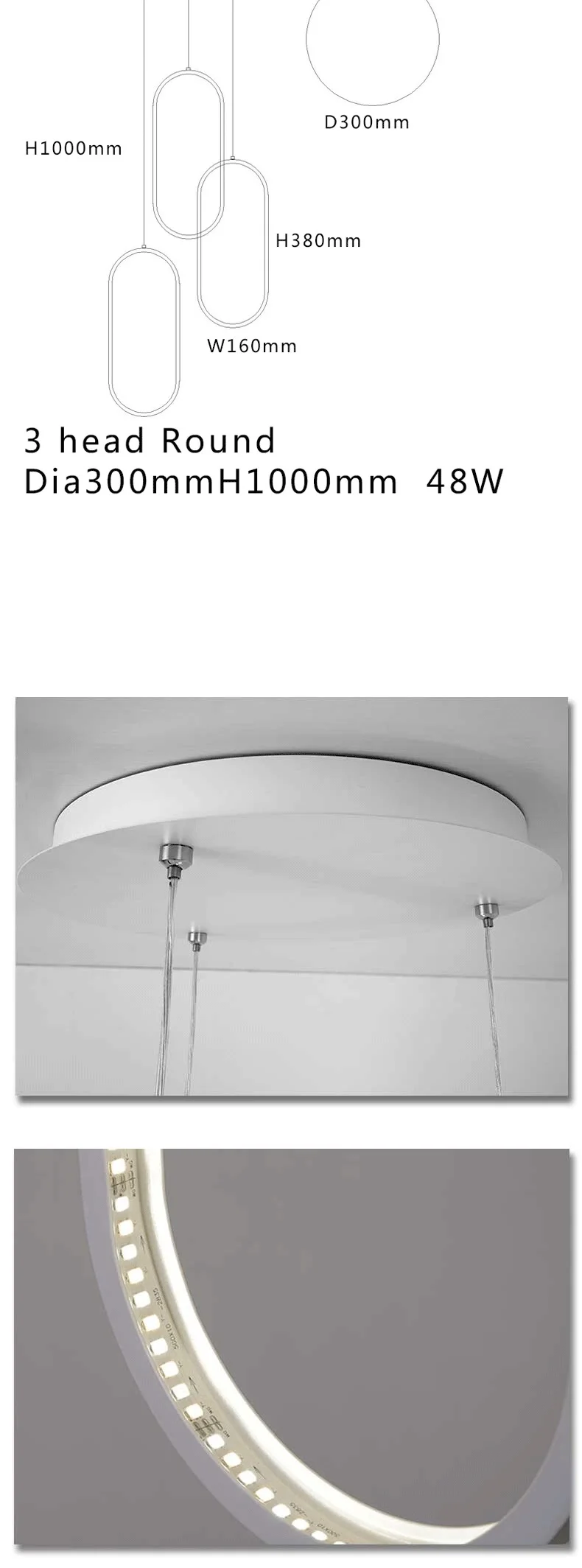 Современные светодиодные подвесные светильники акриловый алюминиевый светильник для тела дизайн Подвесная лампа для гостиной столовой лампе подвесные крепления