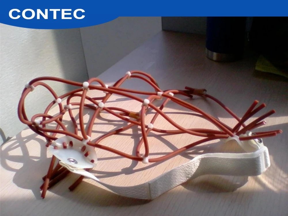 

Factory CONTEC NEW Standard 10-20 Adjustable Rubber EEG cap For EEG machine KT88