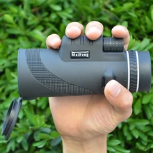Caza 40X60 teléfono Monocular telescopio móvil Video binoculares campo gafas gran telescopio de mano HD profesional alcance(China)