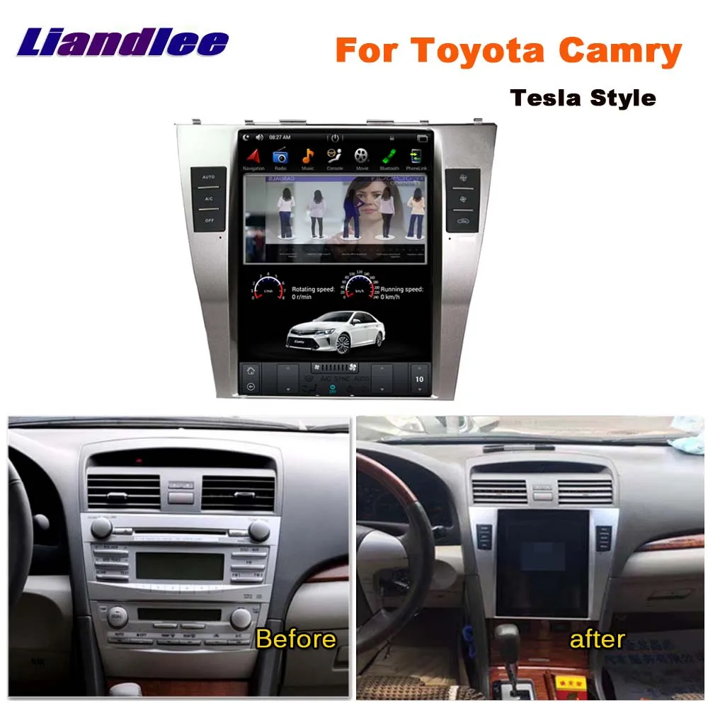 

Tesla Style Screen For Toyota Camry XV40 2006~2013 Radio Android Car Stereo Carplay 4G Head Unit GPS Navigation Map Multimedia