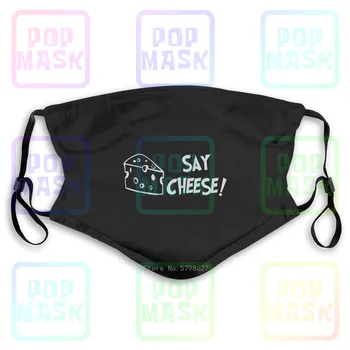 

Say Cheese Smile Funny Photography Washable Reusable Mask with 2Pcs PM2.5 Filters 5 Layers
