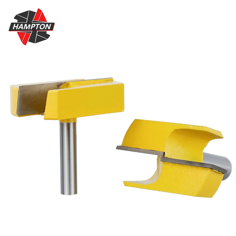 

Hampton Tenon Milling Cutter 8mm 1/2"mm Shank Cleaning Bottom Router Bits 2-3/16 Cutting Diameter for Surface Planing Router Bit