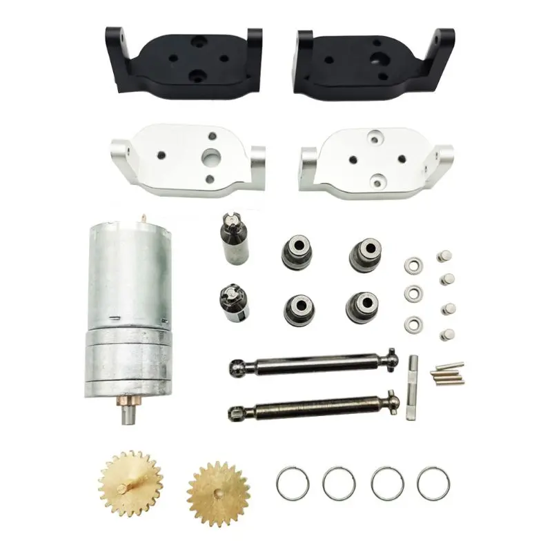 

Metal Gearbox Set DIY Vehicle Models RC Car Upgrade Parts for WPL C14 C24 C34