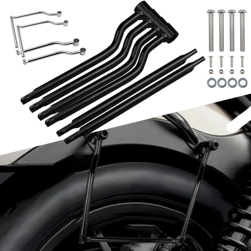 Kit de de alforja para motocicleta, Kit de soporte de montaje para equipaje lateral Universal para Harlei, Honda, Yamaha, Suzuki, Kawasaki, ATV|Cubiertas y molduras ornamentales| - AliExpress