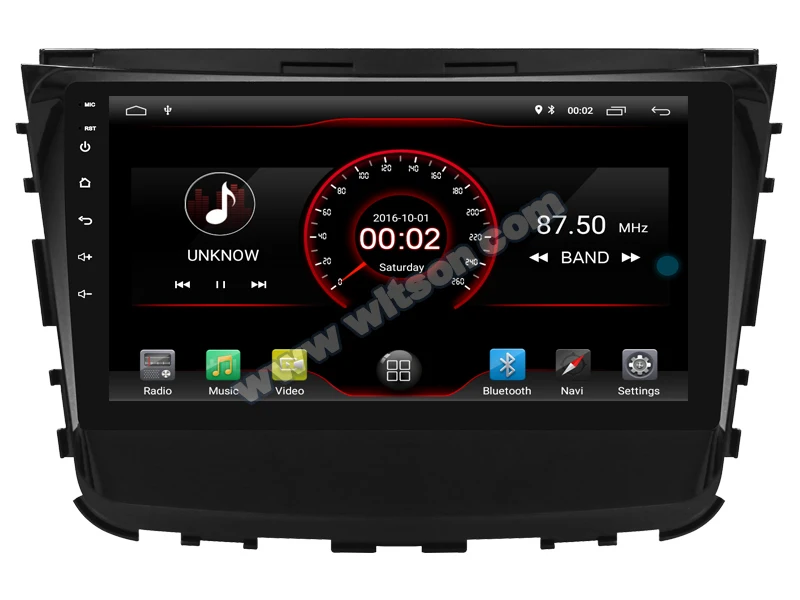 Clearance WITSON 9" FULL HD TOUCH SCREEN Android 9.0 Octa-Core Car GPS Multimedia Navigation For SSANGYONG REXTON 2019 CAR DVD PLAYER 4