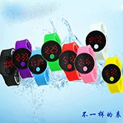 Крутые модные мужские часы в Корейском стиле, электронные часы, светодиодный браслет, часы второго поколения из железа и стали Sky Watr