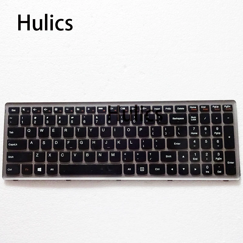 Оригинальная Черная клавиатура Hulics для ноутбука Lenovo Ideapad Z500 Z500A Z500G P500 | Компьютеры