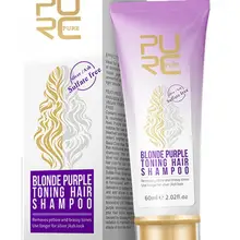 Фиолетовый шампунь светлые волосы желтый пигмент удаление шампунь для парикмахерской сопротивление желтый цвет инновационная Быстрая
