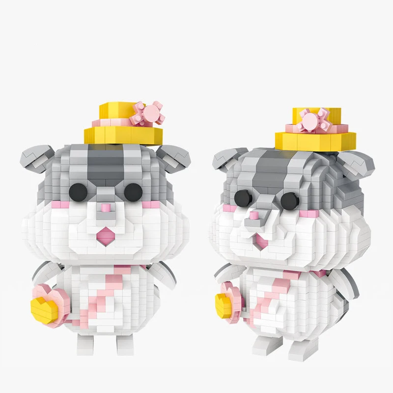 Loz New Hamster Building Blocks MC Supersized DIY Mini Bricks Assembly 9235 9236 Model Mirco Blocks Gifts Toys For Kids Blocks
