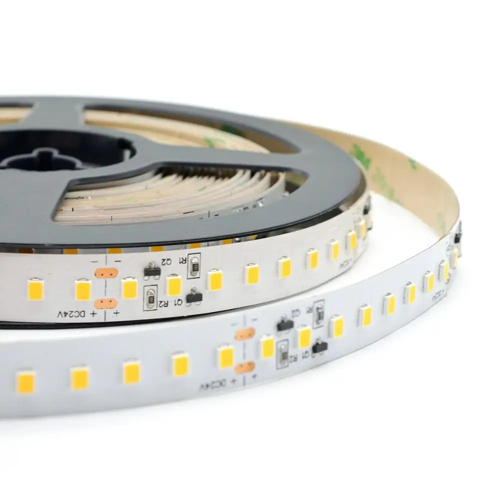 

High efficiency 190lm/w 2835SMD LED Strip DC24V CRI90+ 128led/m 3420lm/m super bright Led Strip 5m/lot