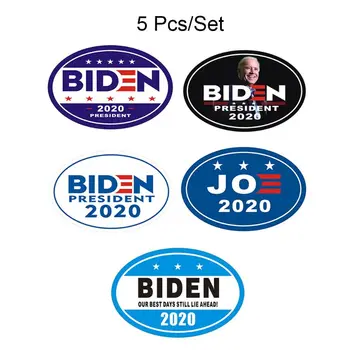

5pcs Magnetic Bumper Car Stickers 2020 America President Election Fridge Fashion Styling Decoration