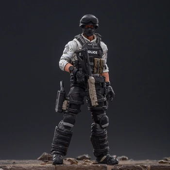 

JOYTOY action figures City Polic 1/18 soldiers (5/pcs) soldier Birthday/Holiday Gift model kit toys Free shipping