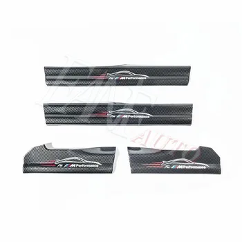

Carbon Fiber Look Door Sill Scuff Plate Guard Sills Protector Trim For BMW X3 G01 2018-2020