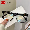 UVLAIK Fashion Transparent Optical Glasses Frame Blue Light Blocking Glasses Flexible Vision Care Computer Eyeglasses Frames ► Photo 3/6