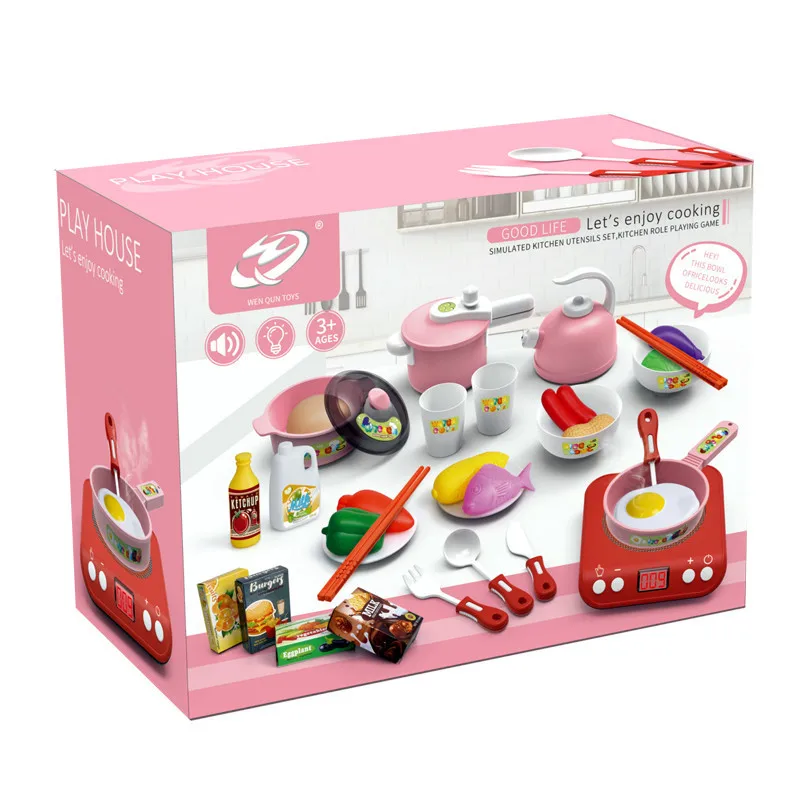 36pcs Mini Kitchen Sets Cooking Music 