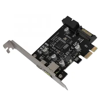 

USB3.1 Type-C Expansion Card 19PIN Front BC1 Fast Charge + USB-C Converter Card Computer Accessory