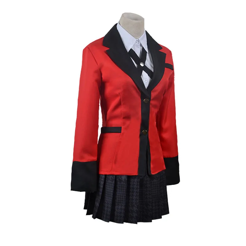 Jabami Yumeko Cosplay Shoes Kakegurui Compulsive Gambler Yumeko Jabami Cosplay Costume and Wigs Halloween Woman Party Costumes0 (3)