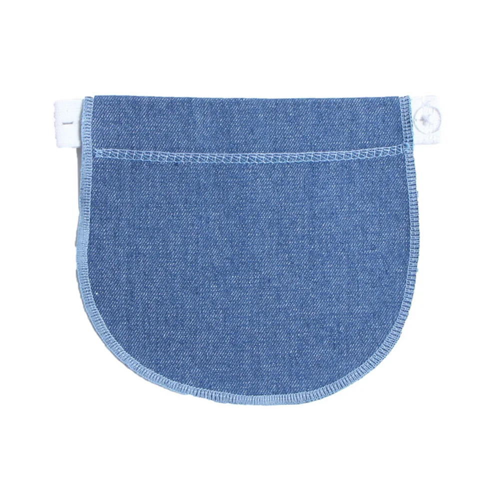 Denim Dark Blue Джинсы с эластичным поясом; брюки для беременных; Мягкий регулируемый пояс - Цвет: Denim Dark Blue