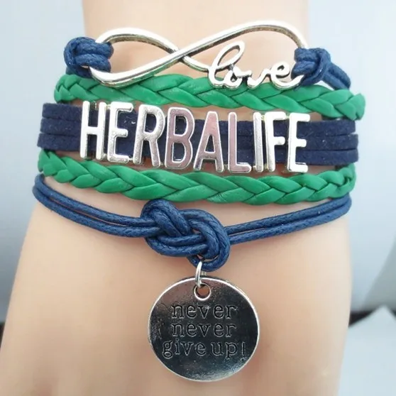 Бесконечность любовь браслет с надписью herbalife Мода Женщина Подвеска для браслета