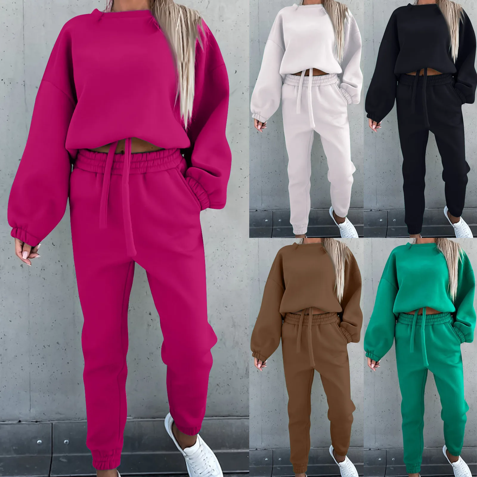 Women's Joggers Sets Suits Casual Sports Suit Autumn And Winter Fashion