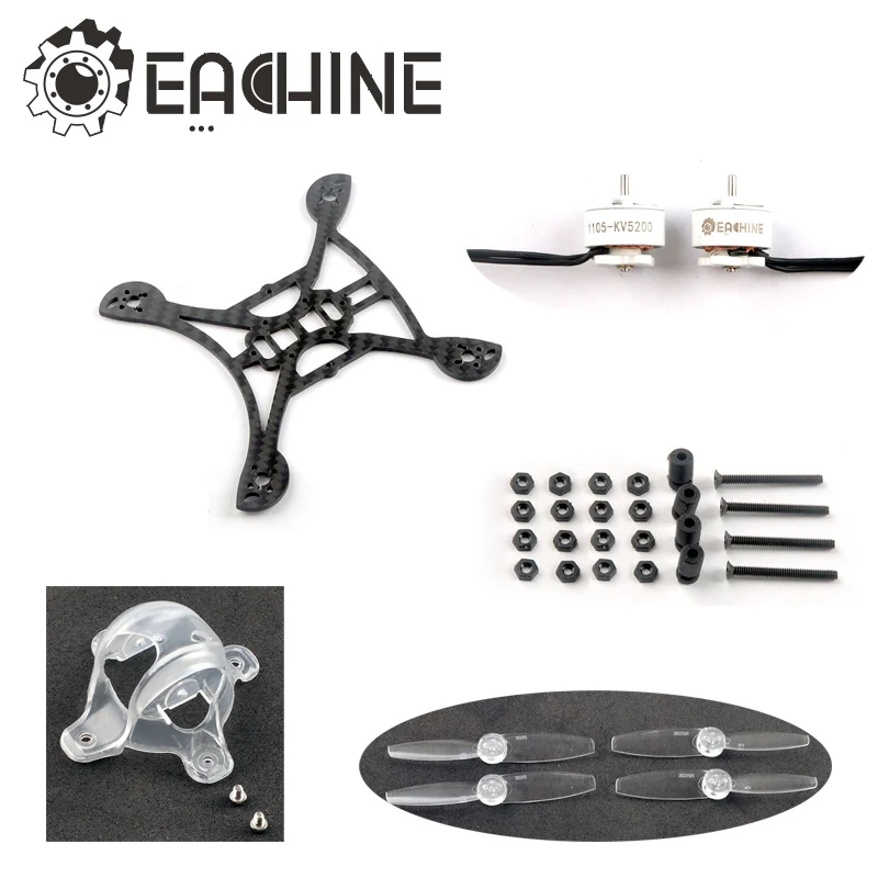 Eachine Twig 115 мм 3 дюйма 2 5 нижняя пластина/навес/винт/пропеллер/двигатель для FPV