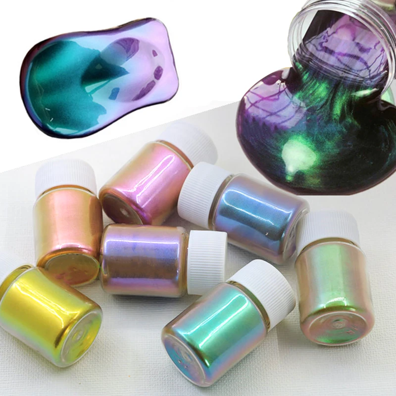10g Mica Pearlescent Pigment Powder Color Changing Slime Epoxy Resin