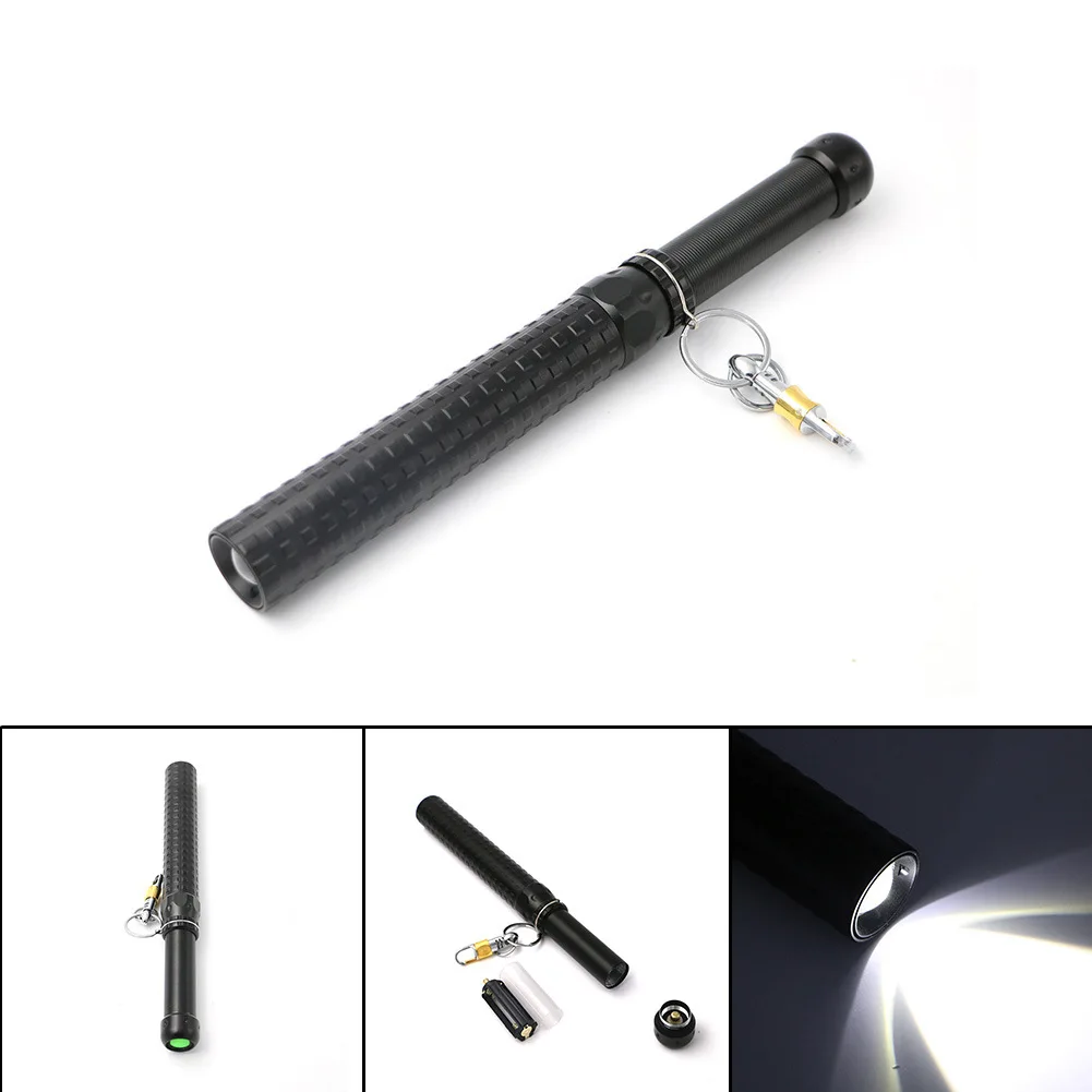 

Outdoor Long-Range New Style Anti Wolf Explosion-Proof Rechargeable Aluminium Alloy Power Torch with Stretching Can Be Long Or S
