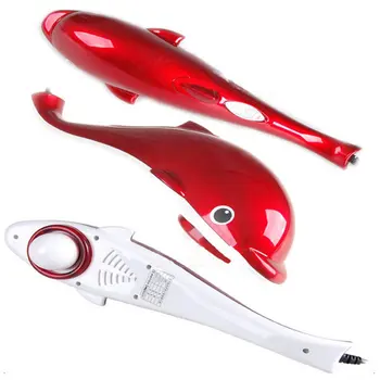 

Dolphin Massage Stick Massage Equipment Electric Vibrating Massager Waist Leg Whole Body Care Health Monitors