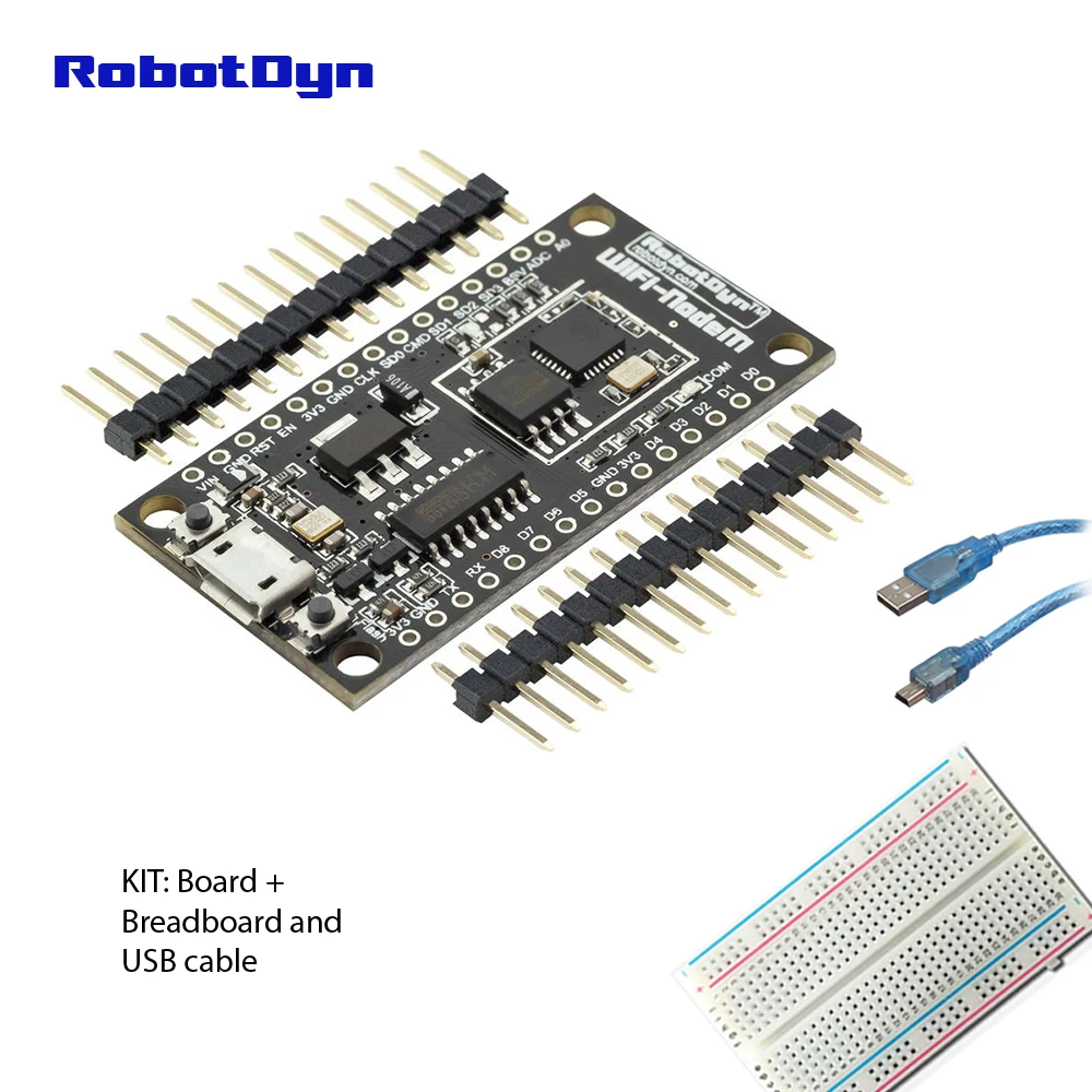 NodeMCU V3 Lua wifi модуль интеграции ESP8266+ дополнительная память 32M flash, USB-serial CH340G