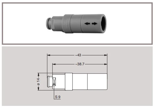 Redel Bose A20 Headset 6 Pin Custom Female Panel Mount for Install Connector Kit/ Female Plug / Male Plug Connector