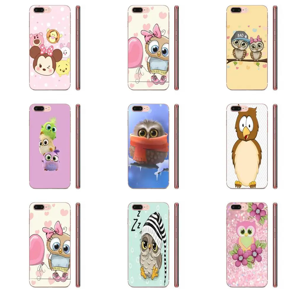 Для Apple iPhone 4 4S 5 5C 5S SE SE2 6 6S 7 8 11 Plus Pro X XS Max XR TPU Рисунок милая сова сердца любовник