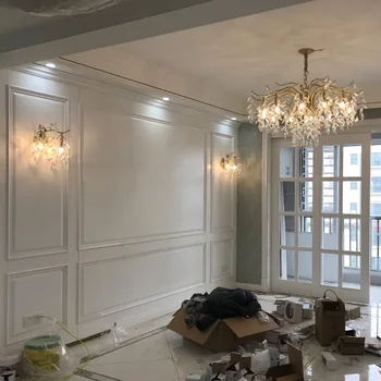 

TRAZOS LED Golden Wall Lamps Bed Room Bedside Lights Modern Corridor Lamp European American Indoor Lighting with 110v 220v Metal