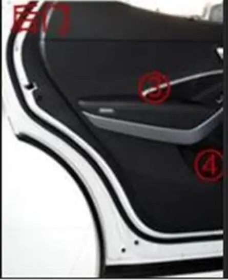 2013- для hyundai Санта-Фе коврик для чашки для воды дверной коврик подлокотник коробка коврик IX45 интерьера модификация спецификации
